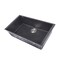 Nantucket Sinks Large Single Bowl Undermount Granite Composite Black PR3018-BL - alternate 3